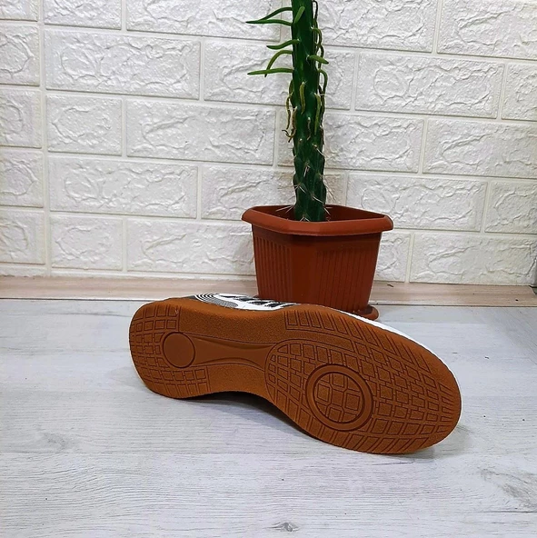 M.P 1351 Beyaz - Siyah Kaymaz Taban Futsal Futbol Ayakkabı - 10