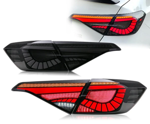CIVIC FE1 2022+  UYUMLU DRAGON LED STOP - SMOKE