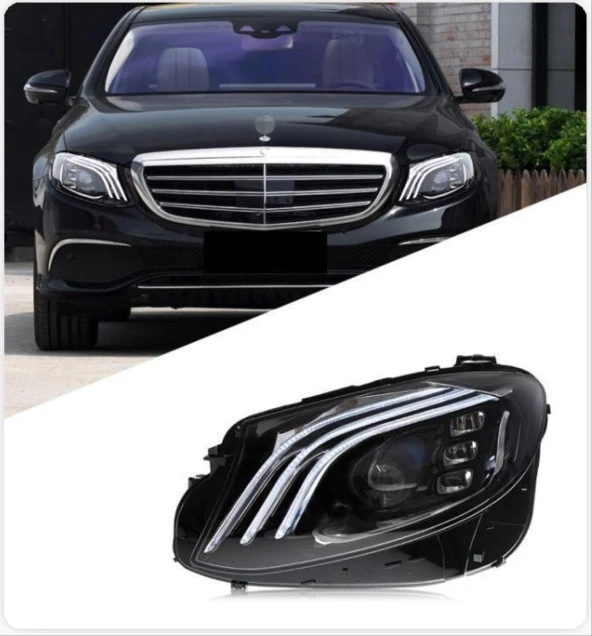 W213 E SERİSİ 2016+ İÇİN MAYBACH GÖRÜNÜM LED FAR