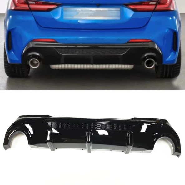 F40 1 SERİSİ İÇİN UYUMLU 1.35 GÖRÜNÜM DİFÜZÖR (PARLAK SİYAH) ürün görseli 1