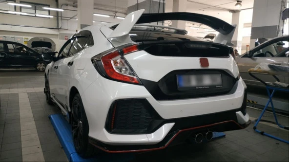 CIVIC FK7 IÇIN UYUMLU TYPE-R YÜKSEK SPOILER BOYASIZ - Resim 2