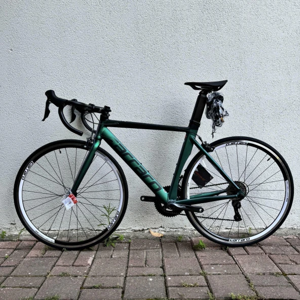 Carraro Race 022 Aero 28"Jant 54' Kadro 16 Vites Yol Yarış Bisikleti Mat Yeşil Mor Bukalemun - 3