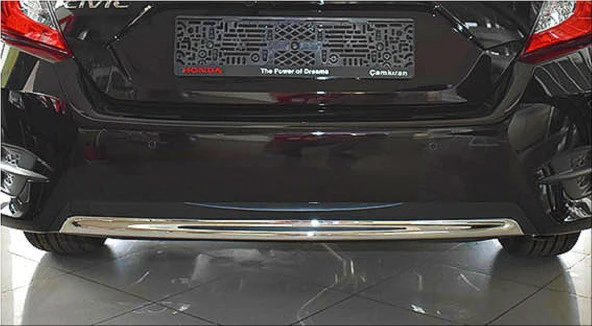 CIVIC FC5 2016-2021 IÇIN UYUMLU ARKA TAMPON ALT ÇITA NIKELAJ