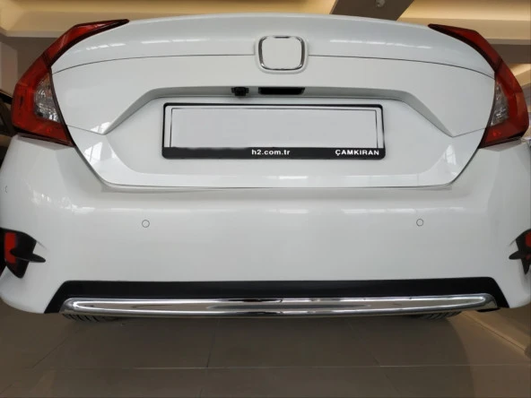 CIVIC FC5 2016-2021 IÇIN UYUMLU ARKA TAMPON ALT ÇITA NIKELAJ - 3