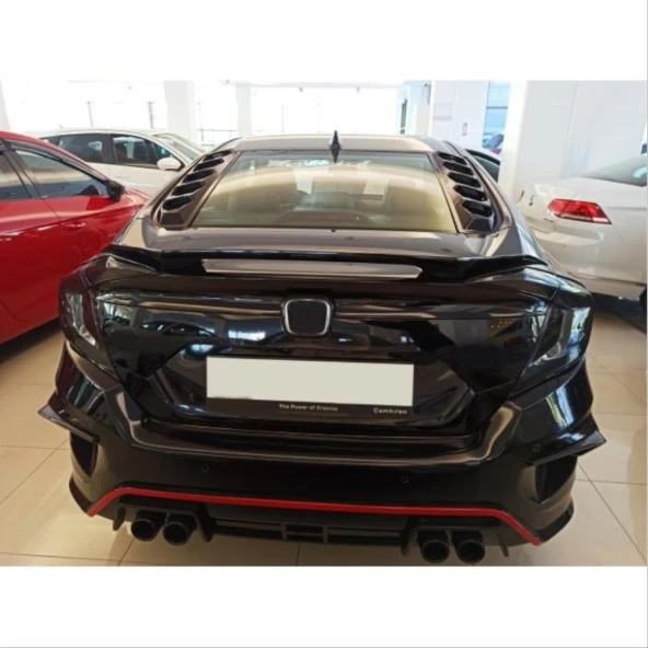 CIVIC FC5 2016-2021 IÇIN UYUMLU ARKA CAMÜSTÜ KAPLAMA 2 PARÇA - Resim 3