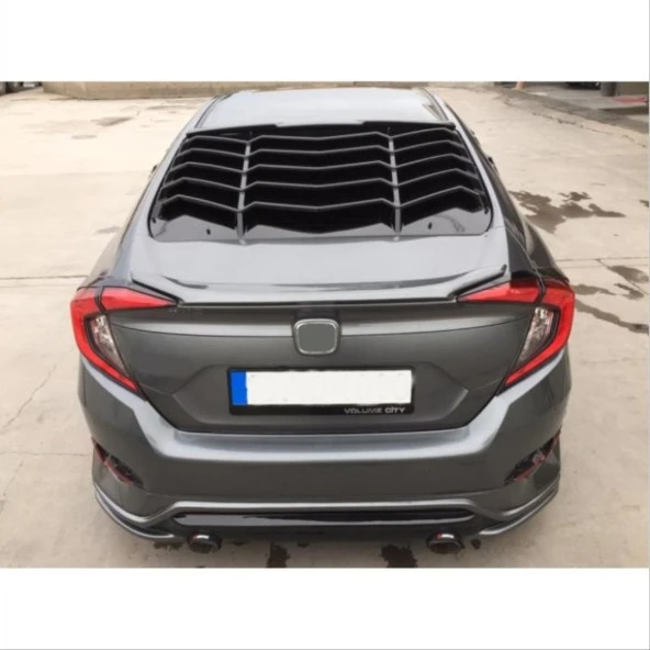 CIVIC FC5 2016-2021 IÇIN UYUMLU ARKA CAM KAPLAMA VIZÖRÜ-BOYASIZ - Resim 5