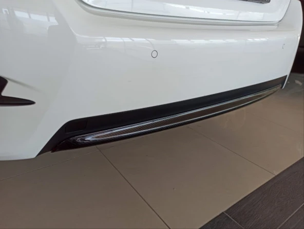 CIVIC FC5 2016-2020 IÇIN UYUMLU ARKA TAMPON ALT ÇITA KARBON - Resim 3