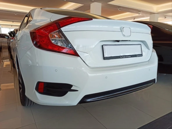 CIVIC FC5 2016-2020 IÇIN UYUMLU ARKA TAMPON ALT ÇITA KARBON - Resim 4