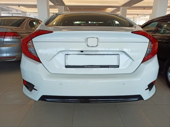 CIVIC FC5 2016-2020 IÇIN UYUMLU ARKA TAMPON ALT ÇITA KARBON - Resim 5