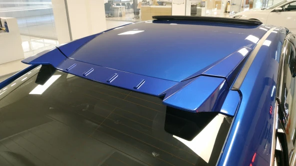CIVIC FC5 2016-2021 IÇIN UYUMLU  TYPER MODEL CAM ÜSTÜ SPOILER (BOYASIZ) - 3