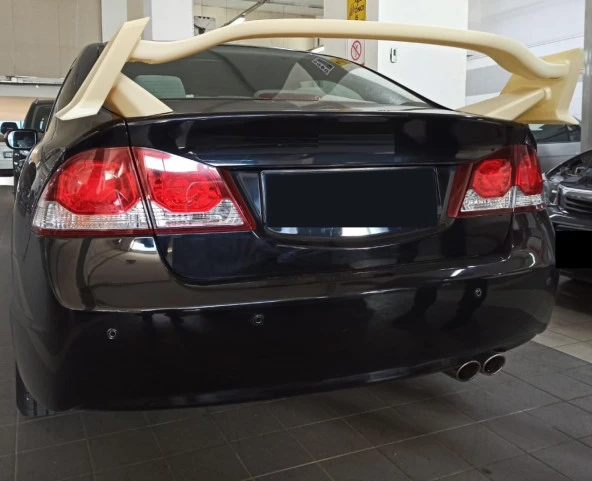 CIVIC FD6 - FB7 IÇIN UYUMLU TYPER SPOILER (BOYASIZ) - Resim 5
