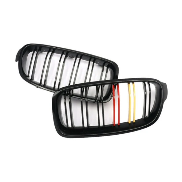 4 SERISI F32 -F36 IÇIN UYUMLU   2013-2019 M4 GÖRÜNÜM BOBREK (CIFT CIZGI PANJUR) ALMAN RENK - 2