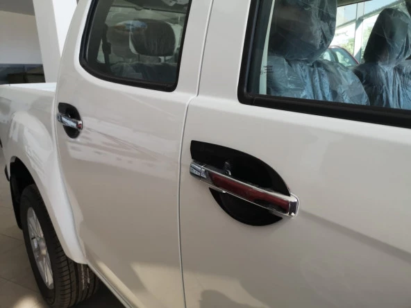 D-MAX IÇIN UYUMLU 2012-2017 KAPI KOLU IÇ KAPLAMA SIYAH - Resim 3