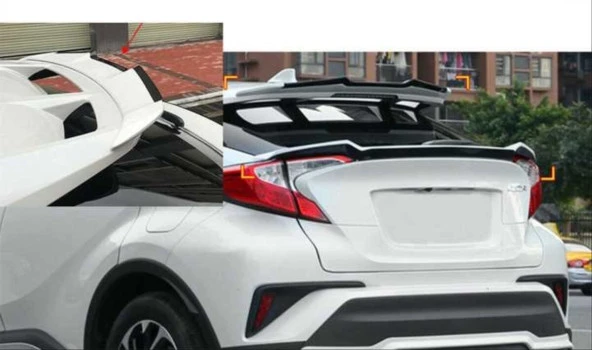 C-HR 2016-2019 IÇIN UYUMLU CAM ÜSTÜ SPOILER - Resim 3