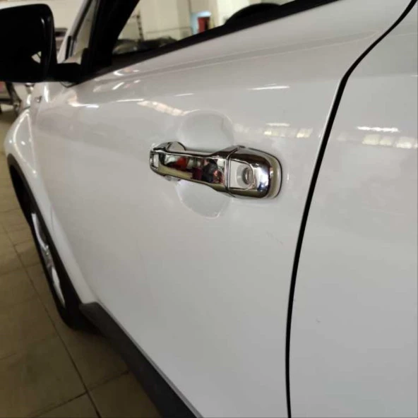 C-HR 2016-2019 IÇIN UYUMLU KAPI KOLU KAPLAMA KROM - Resim 6