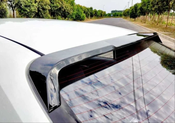 COROLLA 2019+ IÇIN UYUMLU CAM ÜSTÜ SPOILER (PIANO BLACK) - Resim 2