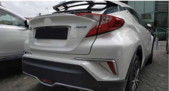 C-HR 2016-2019 IÇIN UYUMLU ARKA SIS KAPLAMASI NIKELAJ - Resim 4