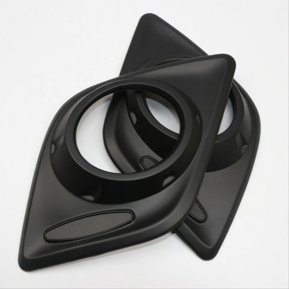 HILUX REVO 2016-2019 IÇIN UYUMLU ÖN SIS ÇERÇEVESI KAPLAMA SIYAH KALIN - Resim 3