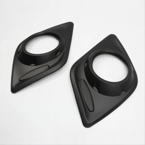 HILUX REVO 2016-2019 IÇIN UYUMLU ÖN SIS ÇERÇEVESI KAPLAMA SIYAH KALIN - Resim 4