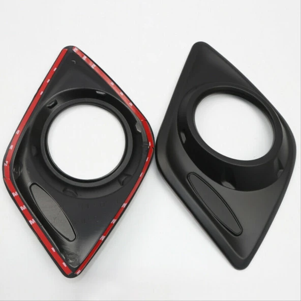 HILUX REVO 2016-2019 IÇIN UYUMLU ÖN SIS ÇERÇEVESI KAPLAMA SIYAH KALIN - Resim 6