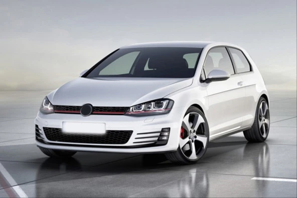 GOLF 7 2013-2017 IÇIN UYUMLU GTI ÖN TAMPON VE PANJUR SETI - Resim 2