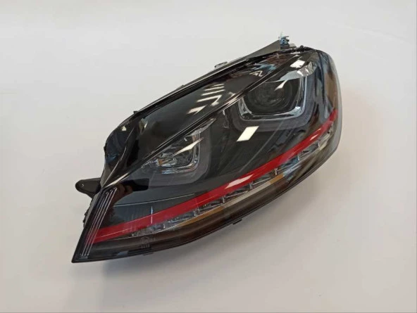 GOLF 7 MK7 2012-2018 U LED FAR GTI KIRMIZI - 4