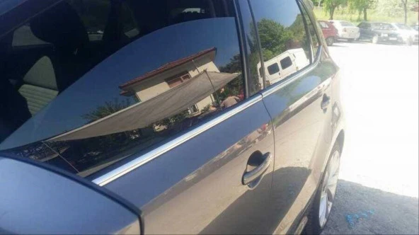 POLO 2009-2017 IÇIN UYUMLU CAM ALT ÇITASI NIKELAJ - Resim 2