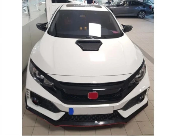 CIVIC FC5-FK7 2016-2021 IÇIN UYUMLU TYPE R KAPUT VENTI BOYASIZ - 5