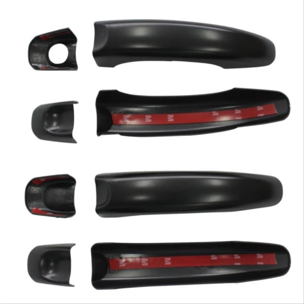 AMAROK 2010-2020 IÇIN UYUMLU KAPI KOLU KAPLAMA - SIYAH - Resim 3