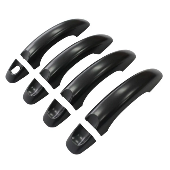 AMAROK 2010-2020 IÇIN UYUMLU KAPI KOLU KAPLAMA - SIYAH - Resim 6