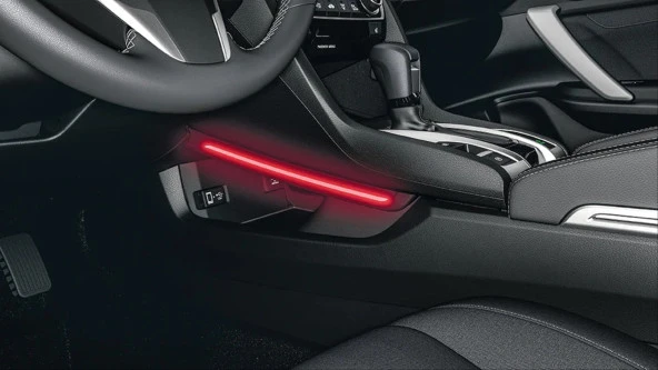 CIVIC FC5 2016-2020 IÇIN UYUMLU VITES KONSOL AYDINLATMA - KIRMIZI - 2