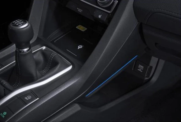 CIVIC FC5 2016-2020 IÇIN UYUMLU VITES KONSOL AYDINLATMA - MAVI - Resim 4