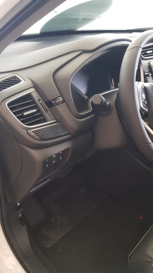 CR-V 2017+ IÇIN UYUMLU  KARBON GOGUSLUK KAPLAMA 2 PARCA - Resim 3