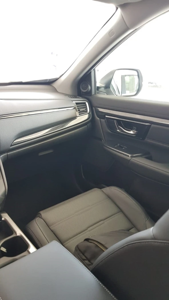 CR-V 2017+ IÇIN UYUMLU  KARBON GOGUSLUK KAPLAMA 2 PARCA - Resim 4