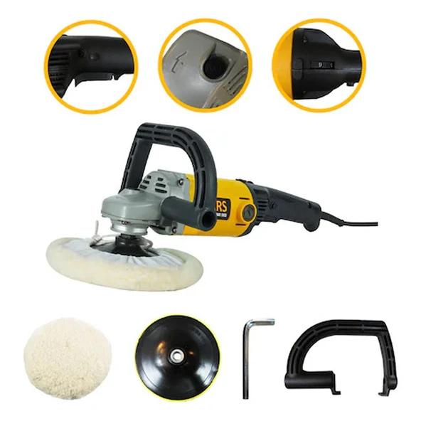 Pars Pr 6210 Profesyonel Polisaj Makinesi 1200 Watt - 2