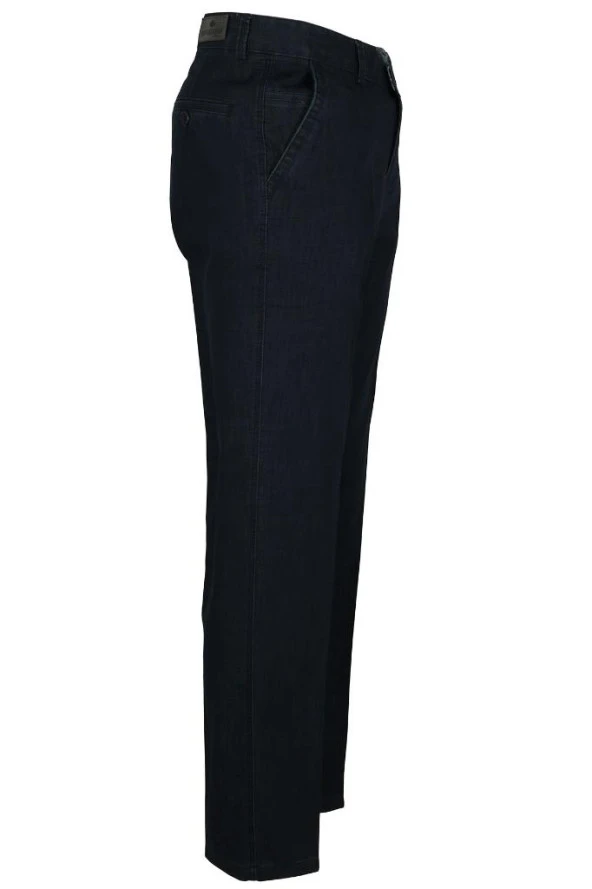 Erkek Yazlık Klasik Kot Pantolon Yan Cepli RAR01225 - 6