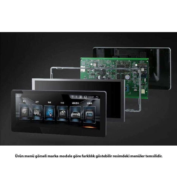 BMW F10 5 Serisi Anroid NBT 4 Ram 64 Hafıza Qualcomm İşlemci 8 Çekirdek 4G Kablosuz CarPlay 10.25 İnç 2013-2016 - 4