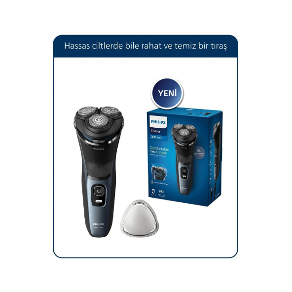 Philips 3000 Serisi Tıraş Makinesi S3144/00,sinekkaydı Tıraş,ıslak Ve Kuru Kullanım,hassas Düzeltici