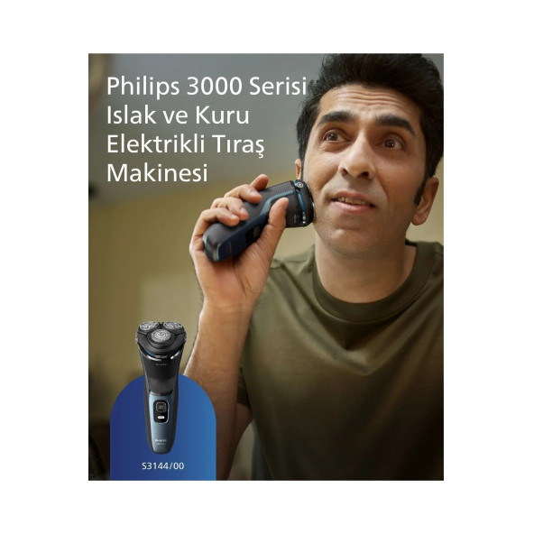 Philips 3000 Serisi Tıraş Makinesi S3144/00,sinekkaydı Tıraş,ıslak Ve Kuru Kullanım,hassas Düzeltici - 4