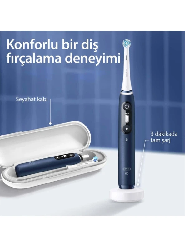 Oral-B iO 7 Şarjlı Diş Fırçası - Lacivert