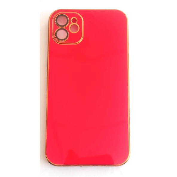 iPhone 11 Uyumlu Parlak Tasarımlı Yumuşak Altın Yaldızlı Kılıf ürün görseli 1