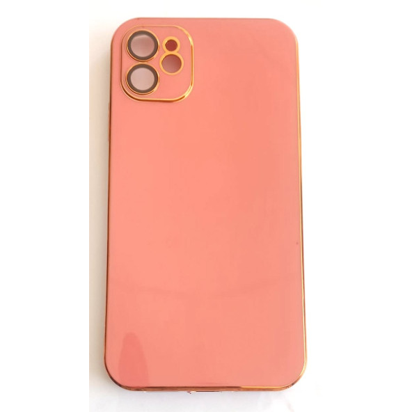 iPhone 11 Uyumlu Parlak Tasarımlı Yumuşak Altın Yaldızlı Kılıf - Resim 3