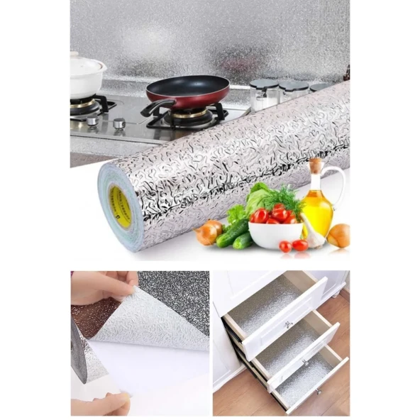 TEZGAH ÜSTÜ ÇEKMECE FOLYO KAPLAMA KENDİNDEN YAPIŞKANLI 60CM*3,00M - 2