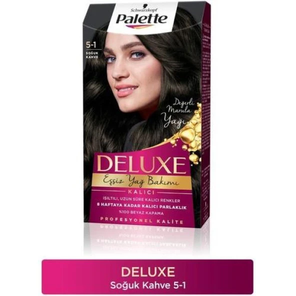 Palette Deluxe Saç Boyası 5.1 Soğuk Kahve