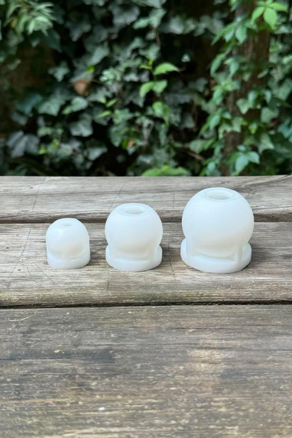 Küre Üçlü Silikon Mum Kalıp Seti - Resim 7