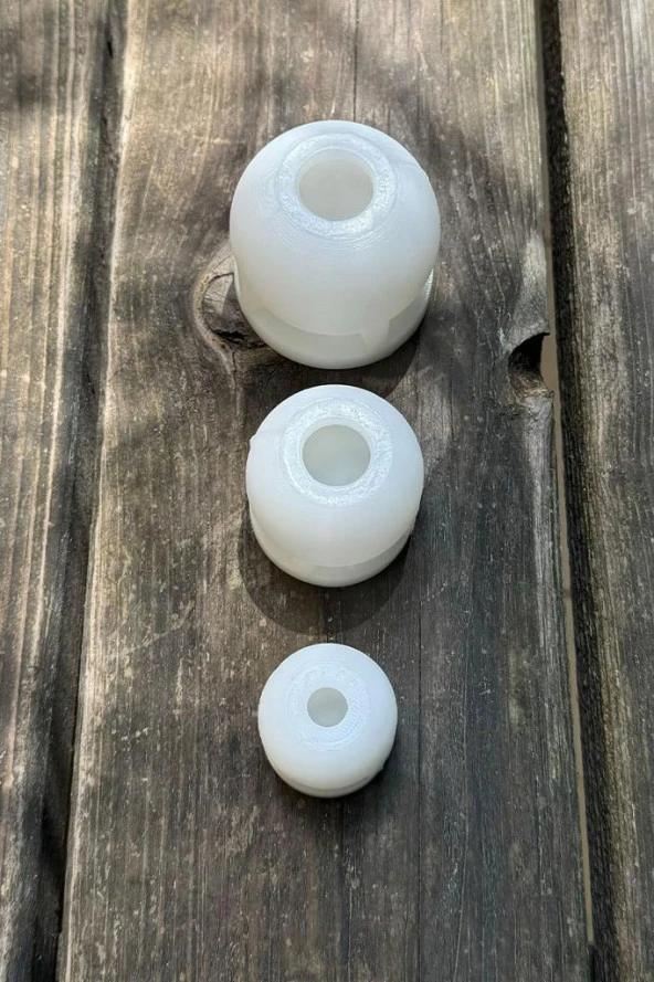 Küre Üçlü Silikon Mum Kalıp Seti - Resim 8