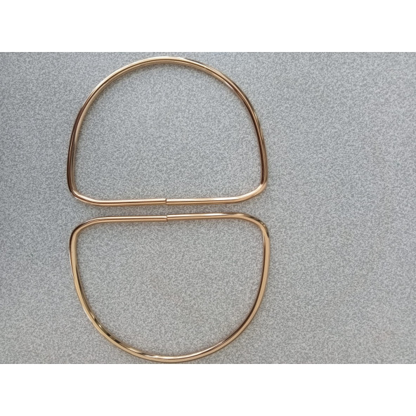 Gold Metal D Model 13 cm Çanta Sapı - 4