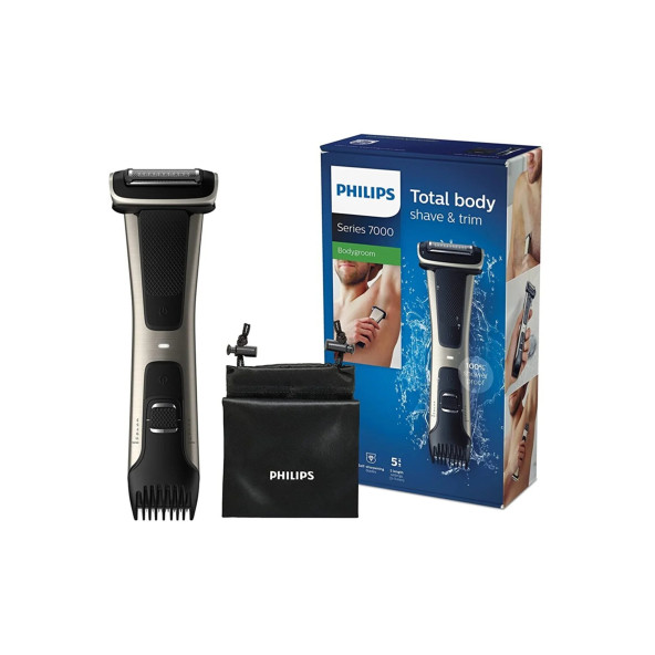 Philips Bodygroom Series 7000 Entegre Tarak Başlıklı Tıraş Makinesi (3 -11 mm)Bg7025/15