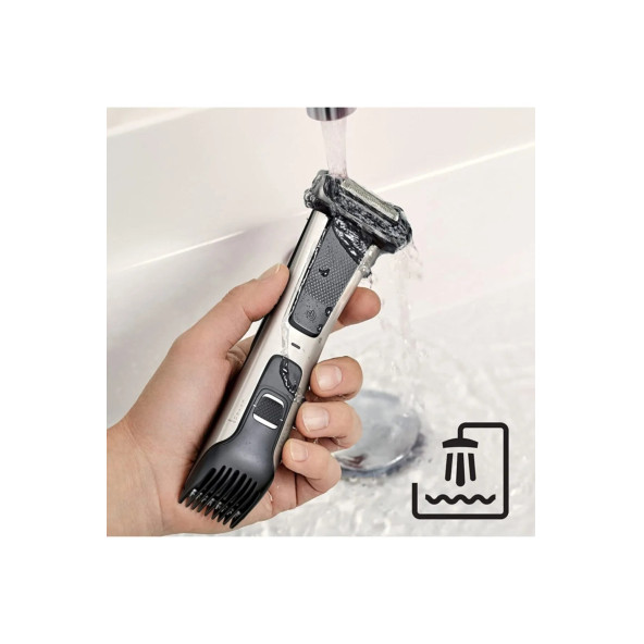 Philips Bodygroom Series 7000 Entegre Tarak Başlıklı Tıraş Makinesi (3 -11 mm)Bg7025/15 - 2