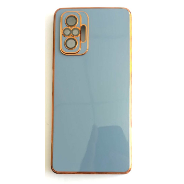 Xiaomi Redmi Note 10 Pro Parlak Yumuşak Altın Yaldızlı Kılıf - 1